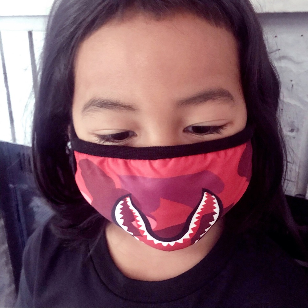 Fashion Camo Shark Face Masks (2-Pack) - Picture 9 of 10
